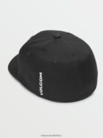 Z0ZR08768 Black Unisex Full Stone Flexfit Hat Volcom Outdoor - Image 2
