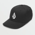 Z0ZR08768 Black Unisex Full Stone Flexfit Hat Volcom Outdoor