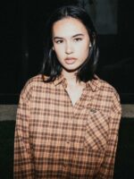 Z0ZR08773 Clay Women Plaid To Meet U Long Sleeve Shirt Volcom Clothing - Image 3
