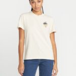 Z0ZR08776 Cloud Women Lock It Up Short Sleeve Tee Volcom Clothing