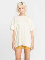Z0ZR08785 Cloud Women Stone Tech Short Sleeve Shirt Volcom Clothing
