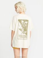 Z0ZR08785 Cloud Women Stone Tech Short Sleeve Shirt Volcom Clothing - Image 3
