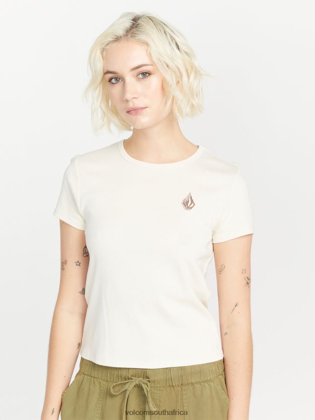Z0ZR08787 Cloud Women Have A Clue Short Sleeve Tee Volcom Clothing - Image 6