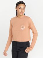 Z0ZR08790 Clay Women Pocket Dial Long Sleeve Shirt Volcom Clothing - Image 7