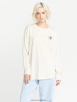 Z0ZR08793 Cloud Women Werkin Doubles Long Sleeve Shirt Volcom Clothing - Image 13
