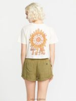 Z0ZR08796 Cloud Women Enternet Short Sleeve Tee Volcom Clothing - Image 3