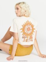Z0ZR08796 Cloud Women Enternet Short Sleeve Tee Volcom Clothing - Image 7