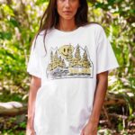 Z0ZR08806 Star White Women Stone Tech Short Sleeve Shirt Volcom Clothing