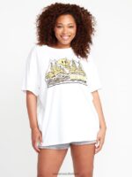 Z0ZR08806 Star White Women Stone Tech Short Sleeve Shirt Volcom Clothing - Image 3