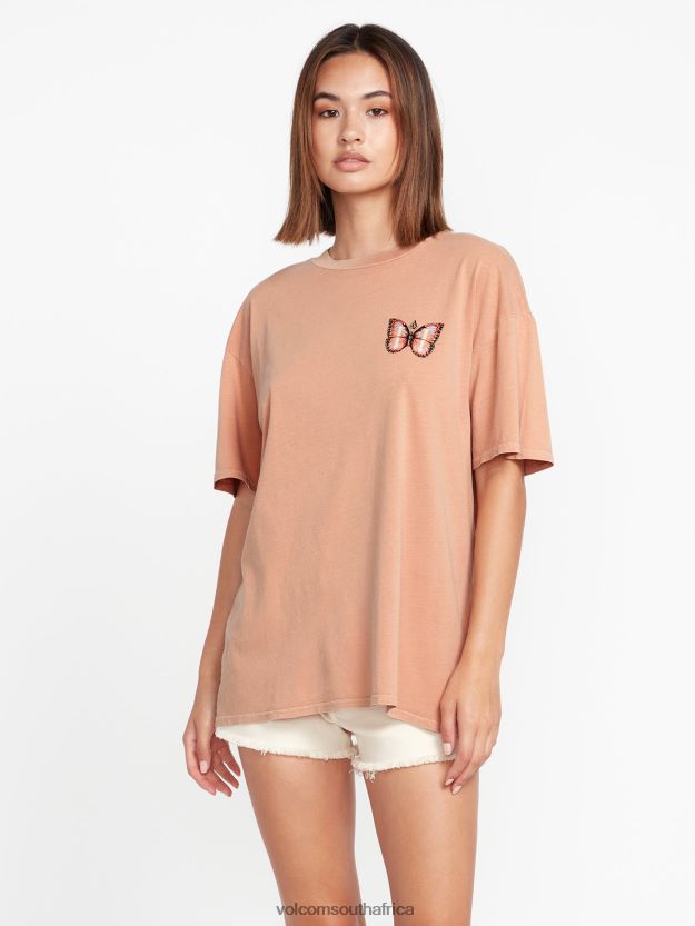 Z0ZR08810 Clay Women Stones Throw Short Sleeve Tee Volcom Clothing - Image 11