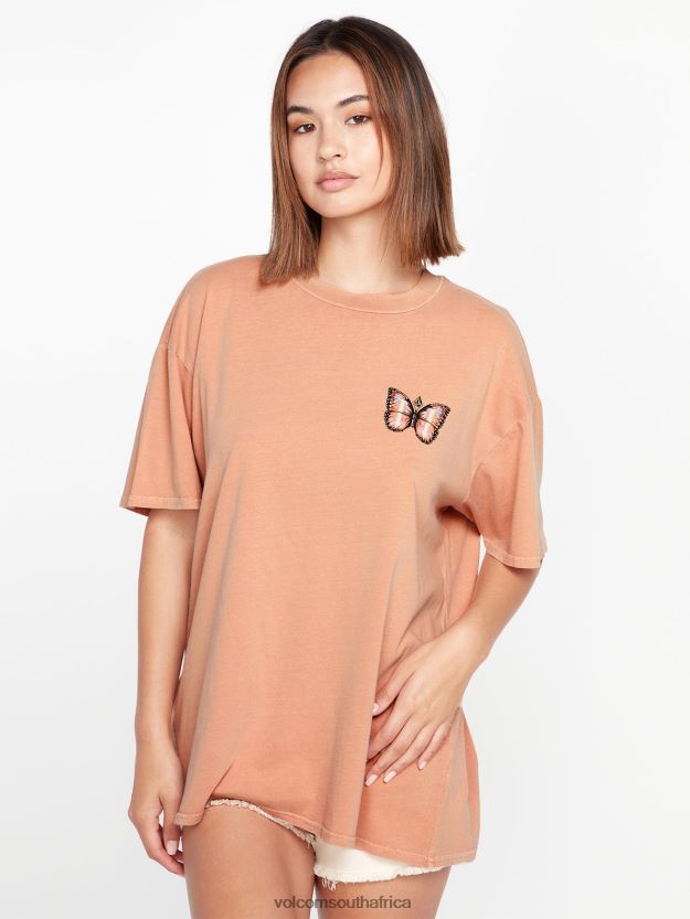 Z0ZR08810 Clay Women Stones Throw Short Sleeve Tee Volcom Clothing - Image 15