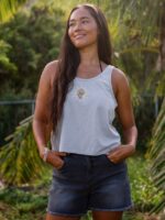 Z0ZR08813 Moonbeam Women To The Bank Tank Volcom Clothing - Image 2