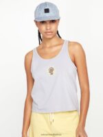 Z0ZR08813 Moonbeam Women To The Bank Tank Volcom Clothing - Image 8