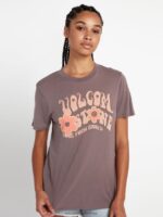 Z0ZR08815 Slate Grey Women Tern N Bern Short Sleeve Shirt Volcom Clothing - Image 5