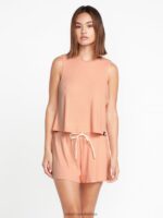 Z0ZR08819 Melon Women Lived in Outdoor Thermal Tank Volcom Clothing - Image 3