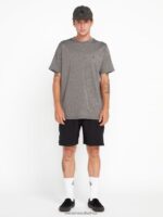 Z0ZR0881 Moonbeam Men Stoneverse Crew Short Sleeve Tee Volcom Clothing - Image 2