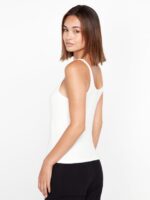 Z0ZR08828 Star White Women Lived in Lounge Rib Tank Volcom Clothing - Image 7
