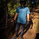 Z0ZR0882 Cruzer Blue Men Euroslash Tech Short Sleeve Tee Volcom Clothing