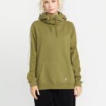 Z0ZR08835 Moss Women Walk It Out 2 Hoodie Volcom Clothing