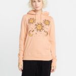 Z0ZR08837 Clay Women Truly Deal Hoodie Volcom Clothing