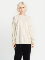 Z0ZR08838 Cloud Women Stone Magic Boyfriend Crew Sweatshirt Volcom Clothing
