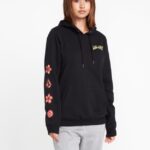 Z0ZR08846 Black Women Truly Deal Hoodie Volcom Clothing