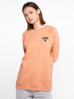 Z0ZR08852 Clay Women Stone Magic Boyfriend Crew Volcom Clothing - Image 5