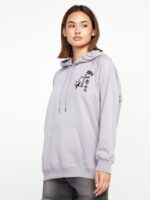 Z0ZR08854 Moonbeam Women Truly Stoked Boyfriend Pullover Sweatshirt Volcom Clothing - Image 11