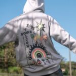 Z0ZR08854 Moonbeam Women Truly Stoked Boyfriend Pullover Sweatshirt Volcom Clothing