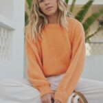 Z0ZR08857 Sunset Women Coco Ho Pullover Sweater Volcom Clothing