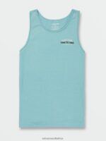 Z0ZR0885 Coastal Blue Men Matey Tank Volcom Clothing