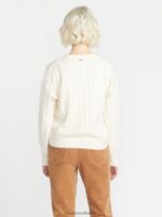 Z0ZR08861 Cloud Women Stone Trip Sweater Volcom Clothing - Image 5