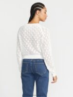 Z0ZR08862 Star White Women Shellfire Sweater Volcom Clothing - Image 2