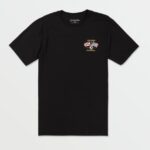 Z0ZR0886 Black Men Floridaflag Short Sleeve Tee Volcom Clothing