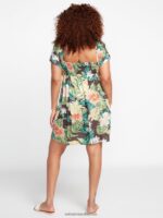 Z0ZR08870 Slate Grey Women Excapism Dress Volcom Clothing - Image 6