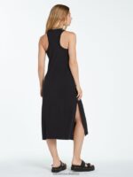 Z0ZR08873 Black Women Stonelight Dress Volcom Clothing - Image 6