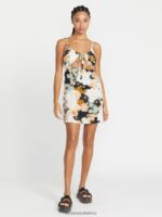 Z0ZR08880 Cloud Women Stone Of Biscay Dress Volcom Clothing - Image 5