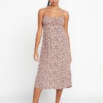 Z0ZR08882 Slate Grey Women Naw Beach Dress Volcom Clothing