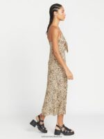 Z0ZR08885 Animal Print Women Meeyoww Maxi Dress Volcom Clothing - Image 5