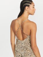 Z0ZR08885 Animal Print Women Meeyoww Maxi Dress Volcom Clothing - Image 6