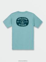 Z0ZR0888 Cali Blue Heather Men Produce Short Sleeve Tee Volcom Clothing - Image 3