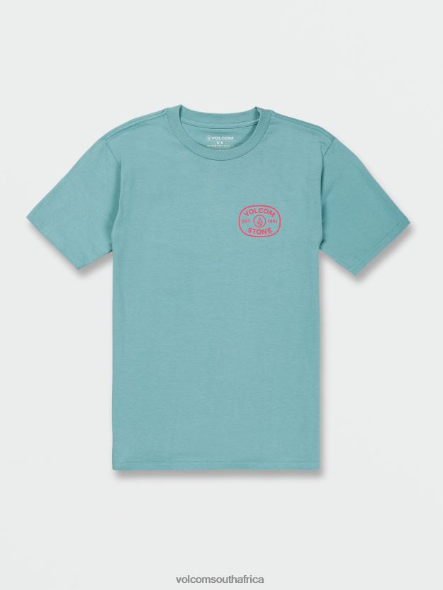 Z0ZR0888 Cali Blue Heather Men Produce Short Sleeve Tee Volcom Clothing - Image 1