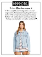 Z0ZR08891 Ice Women Coco Ho Denim Jacket Volcom Clothing - Image 4