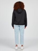 Z0ZR08893 Black Women Enemy Stone Windbreaker Plus Size Volcom Clothing - Image 12
