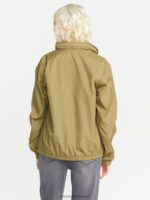 Z0ZR08897 Moss Women Earth Tripper Zip Jacket Volcom Clothing - Image 3