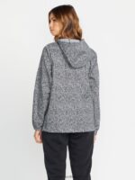 Z0ZR08898 Black White Women Earth Tripper Jacket Volcom Clothing - Image 9