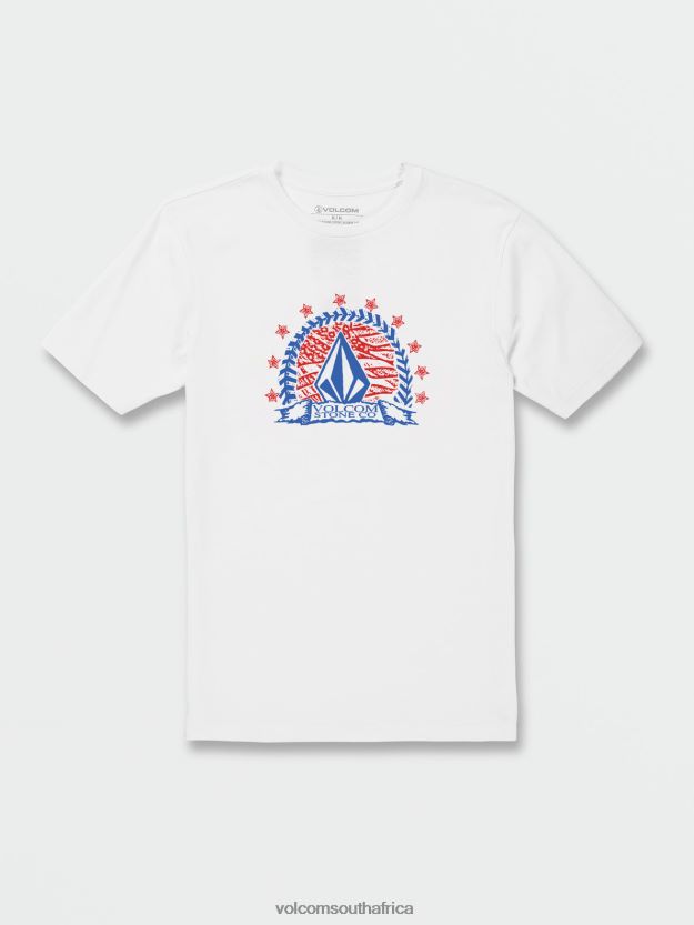 z0zr0889_white_men_huskerdont_short_sleeve_tee_volcom_clothing.jpg Z0ZR0889 White Men Huskerdont Short Sleeve Tee Volcom Clothing - Image 1