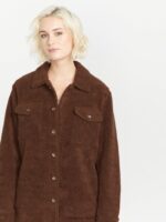 Z0ZR08900 Chocolate Women Silent Sherpa Jacket Volcom Clothing - Image 4