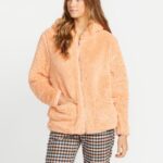 Z0ZR08901 Clay Women Lived in Lounge Phuz Up Jacket Volcom Clothing