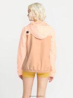 Z0ZR08903 Coral Women Enemy Stone Jacket Volcom Clothing - Image 2
